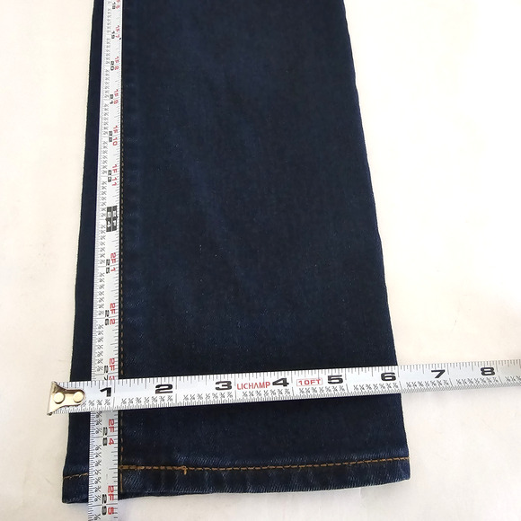 Old Navy Maternity SIZE 8 Jeans Skinny Full Panel Blue Dark Wash Stretch - Picture 8 of 9